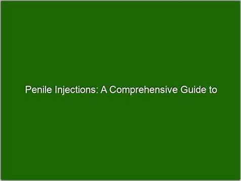 What is the Best Injection for Erectile Dysfunction: A Comprehensive Guide