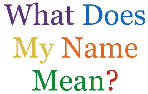 Does My Name