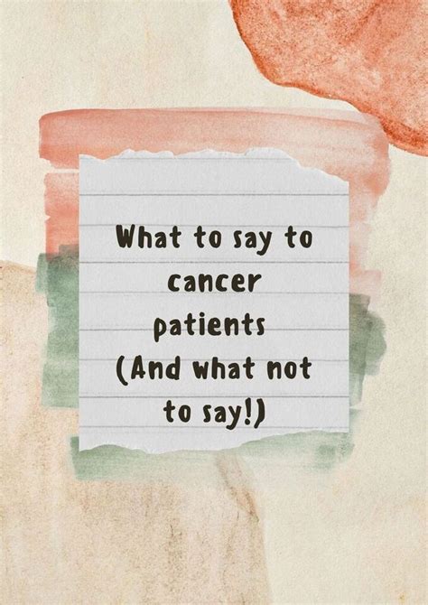 download What Not to Say to a Cancer Patient