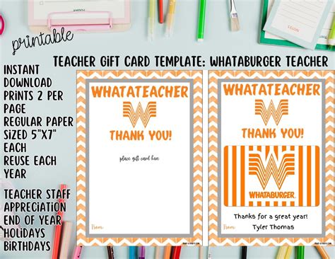 Whatateacher Printable