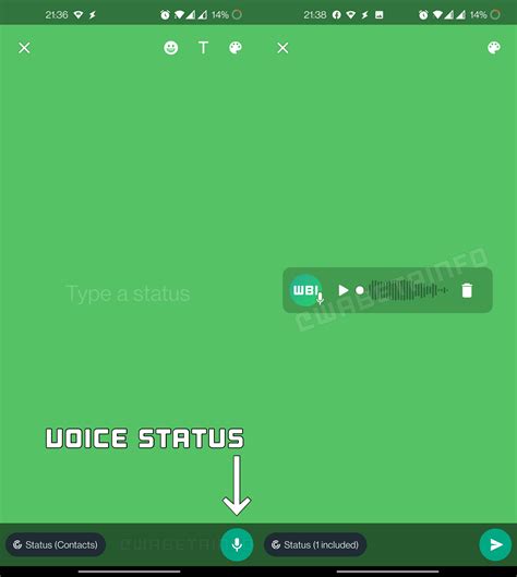 Status Suara WhatsApp