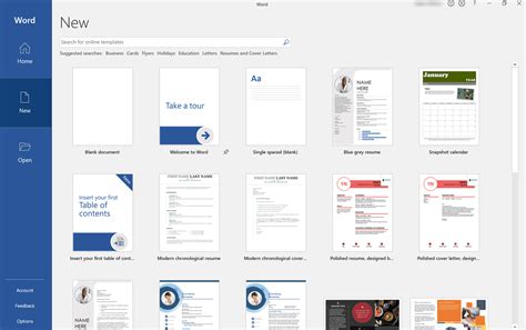 Where Can I Find Templates In Word