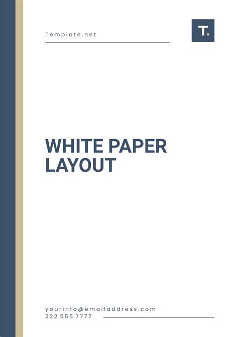White Paper Template Word Free