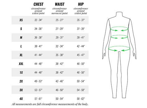Wildfang Size Chart