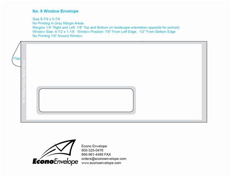 Window Envelope Address Template Word
