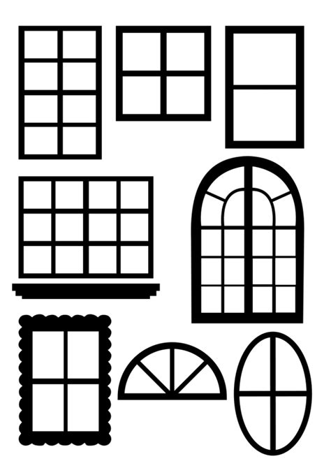 Window Template Printable