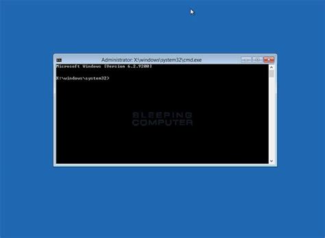Windows 8 Recovery Command Line