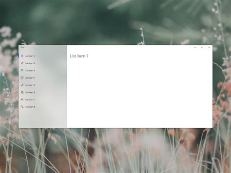 Windows Window Template