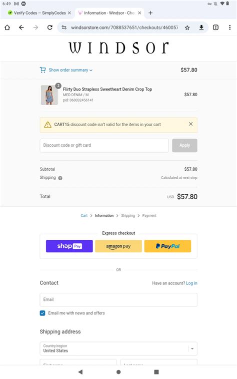 Windsor Coupon In Store Printable