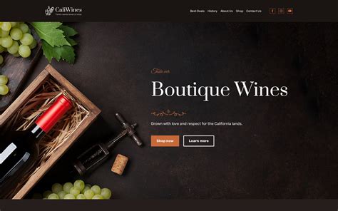 Winery Website Templates