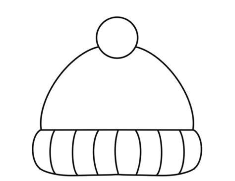 Winter Hat Craft Template