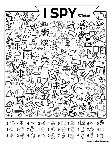 Winter Printable Activities
