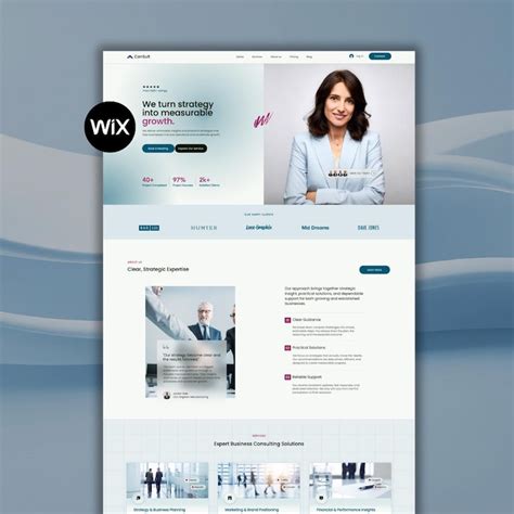 Wix Consulting Template