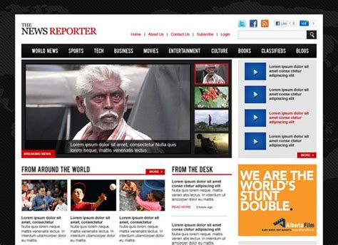 Wix Newspaper Template