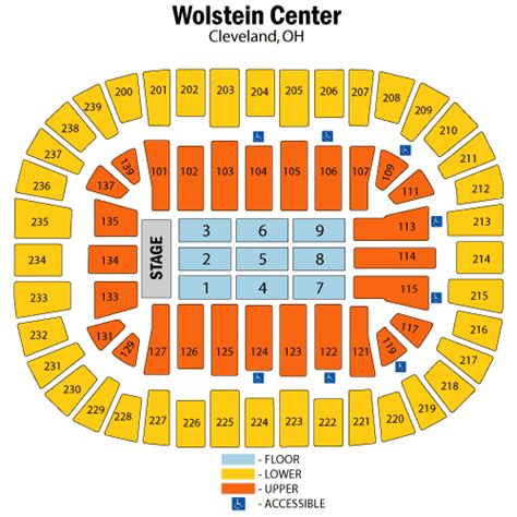 Wolstein Center Cleveland Ohio Seating Chart