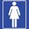 Woman Bathroom Sign