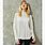 Women's White Pullover Sweater