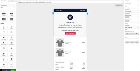 Woocommerce Email Template Customizer
