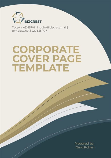 Word Cover Page Templates