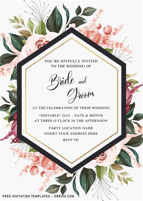 Word Invitation Templates Free Download
