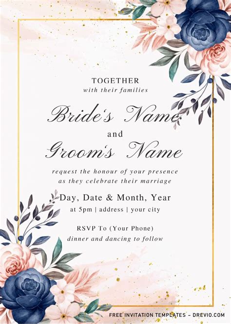 Word Wedding Invitation Template