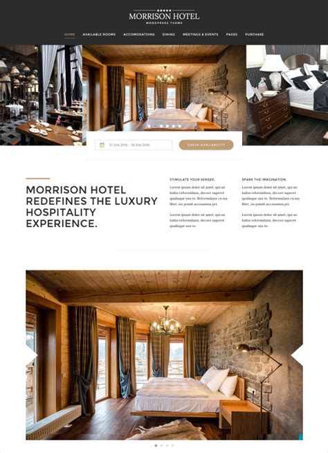 Wordpress Hotel Template