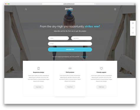 Wordpress Landing Page Template