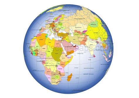 Globe Map Countries