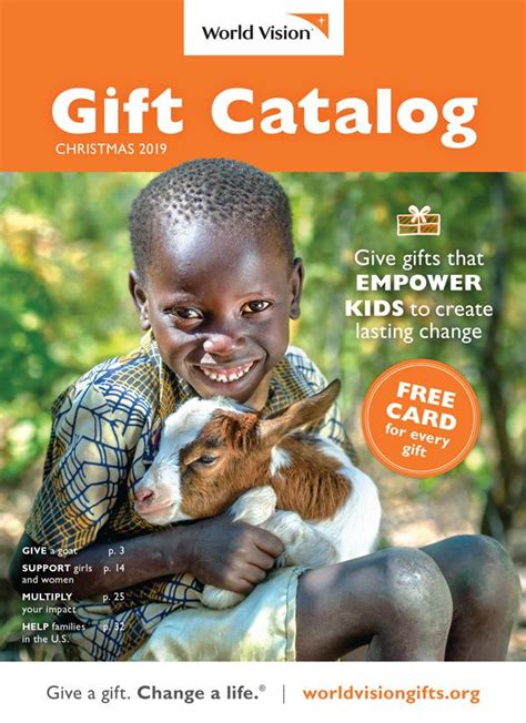 World Vision Gifts Catalogue
