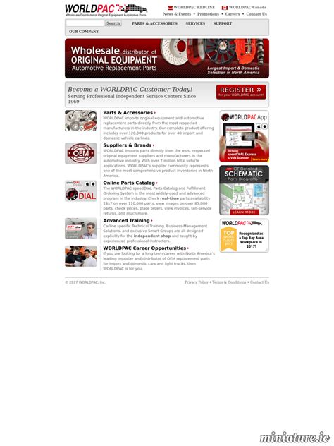 Worldpac Parts Catalog