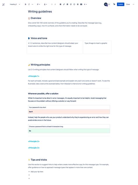 Writing A How To Guide Template