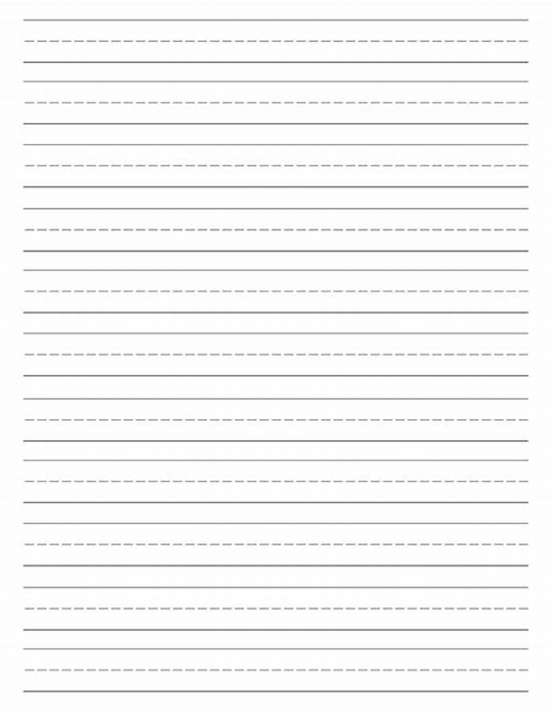 Writing Practice Paper Printable