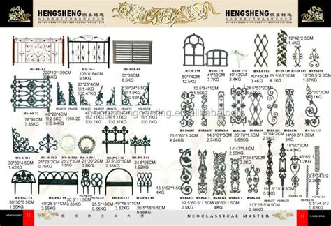 Wrought Iron Fence Components Catalog