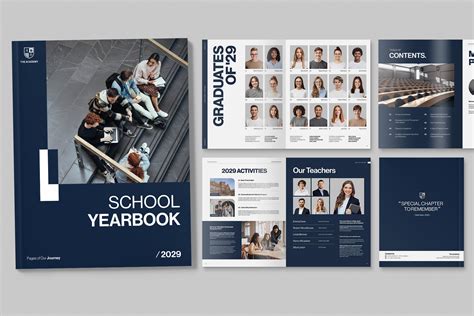 Yearbook Layout Templates