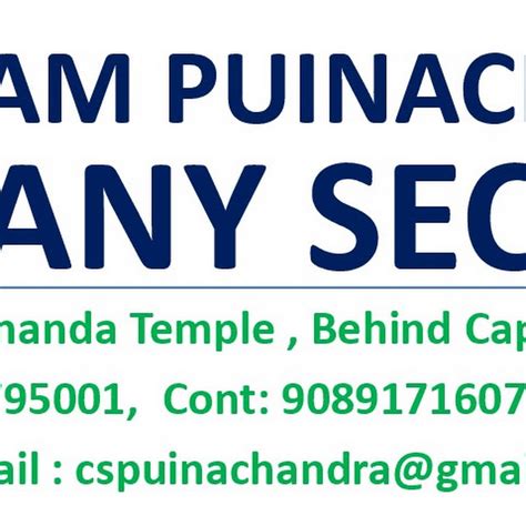 Yumlembam Puinachandra & Co. COMPANY SECRETARIES