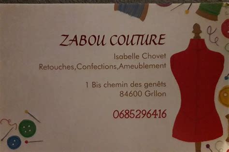 ZABOU COUTURE à Grillon