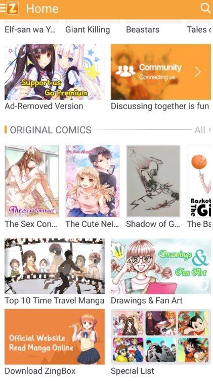 Zingbox Manga