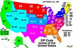 Zip Code Area Map