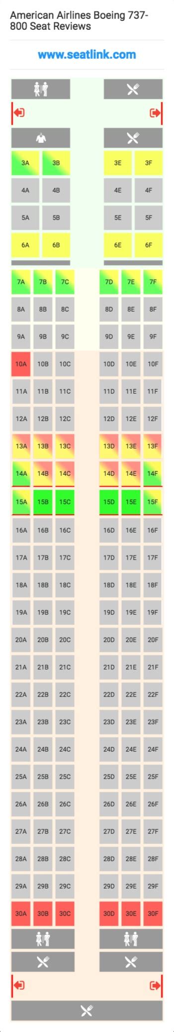 Aa Boeing 737 800 Seating Chart