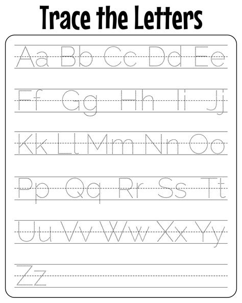 Abc Traceable Printables