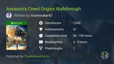 Ac Origins Walkthrough