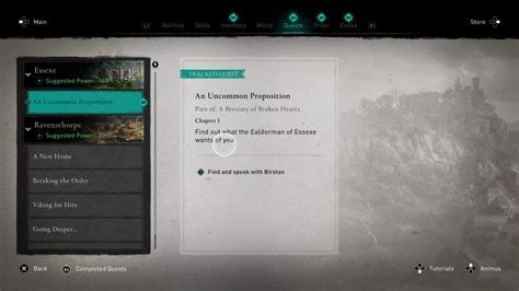 Ac Valhalla An Uncommon Proposition Walkthrough