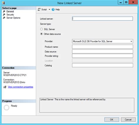 Add Database To Linked Server Catalog