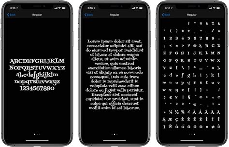 Adding Custom Fonts iPhone iOS 16