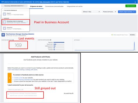Adding Pixel To Catalog Greyed Out Facebook