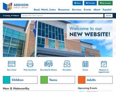 Addison Public Library Catalog