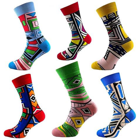 African Print Socks