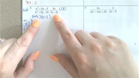 Algebra 2 Walkthrough