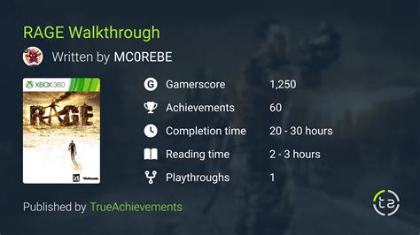 All The Rage Walkthrough