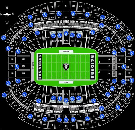 Allegiant Stadium Seating Chart View